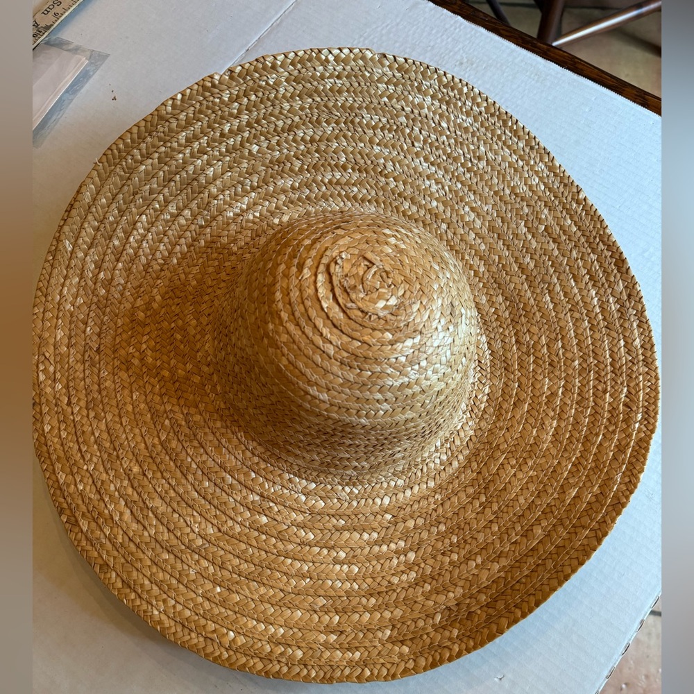 Natural Woven Straw Hat